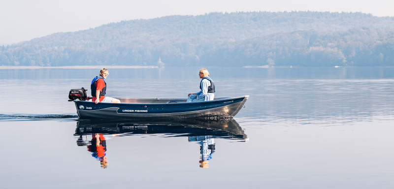 Motorboot Linder FISHING 440 mit SUZUKI DF 4 AS