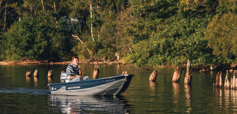Motorboot Linder SPORTSMAN 355 mit HONDA - Motor BF 6 SHU