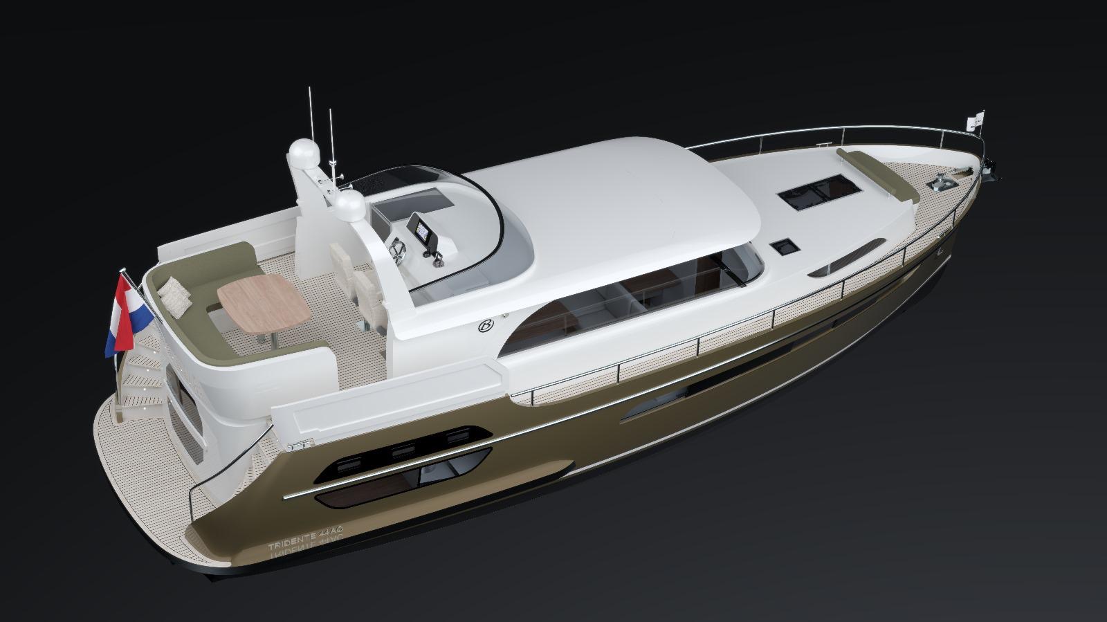 Motorboot Babro yachting Babro Tridente 44 AC Signature