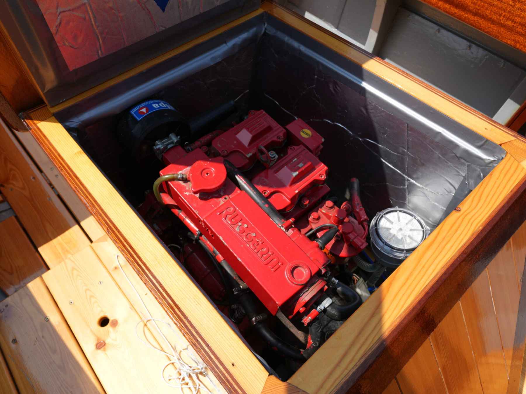 Motorboot Kapitein Klassieke Mahoniehouten Sloep 6.20