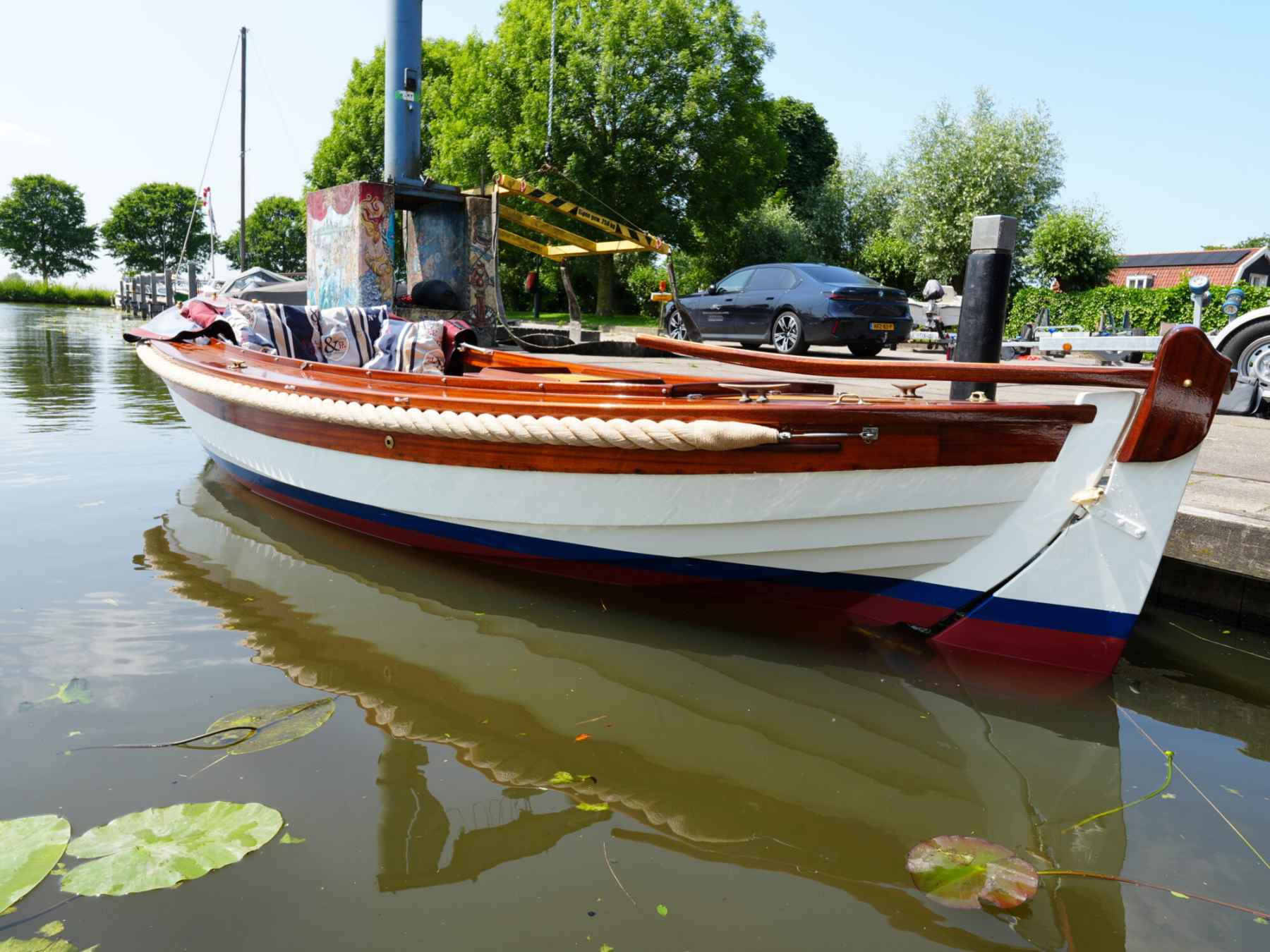 Motorboot Kapitein Klassieke Mahoniehouten Sloep 6.20