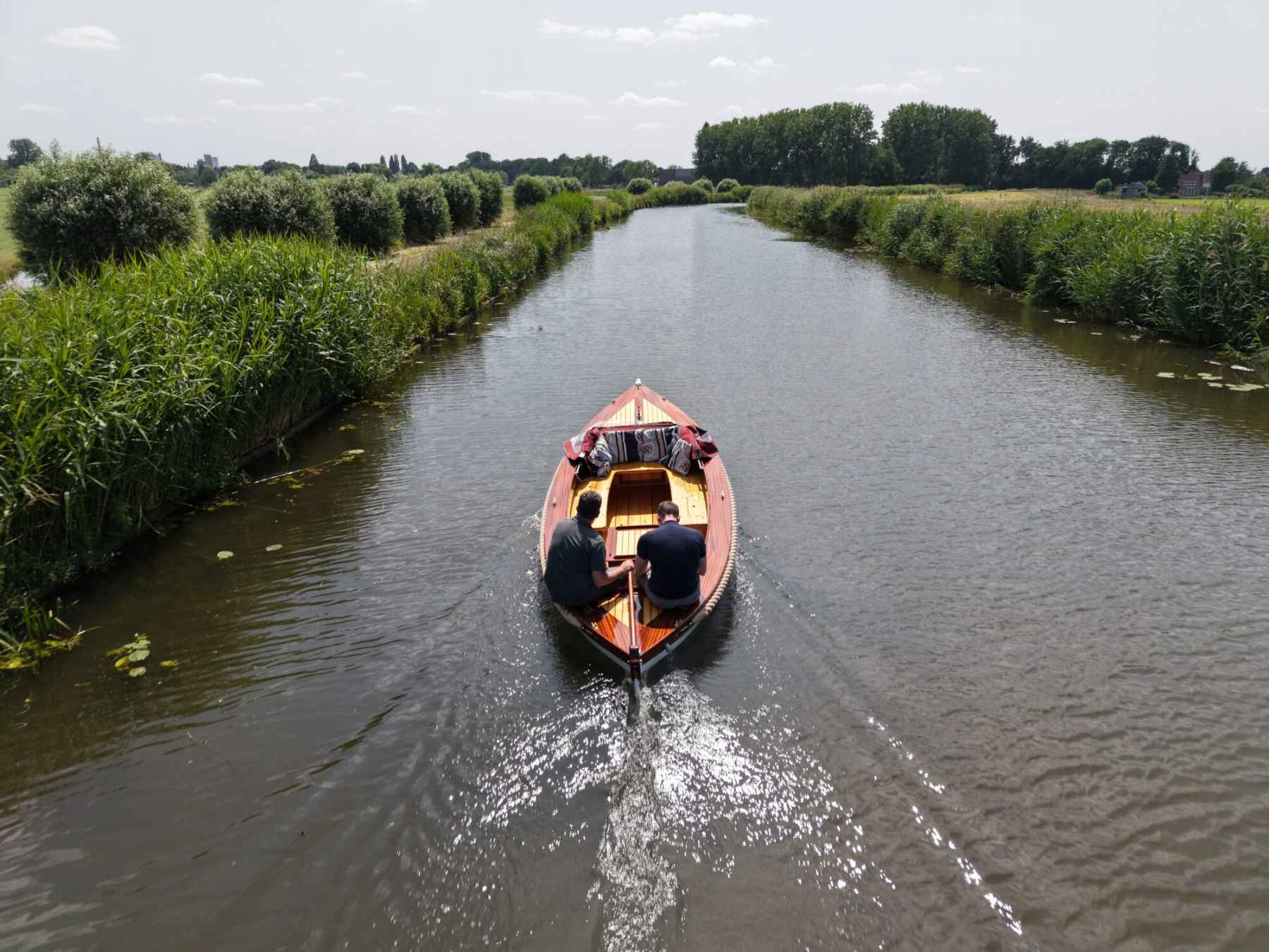 Motorboot Kapitein Klassieke Mahoniehouten Sloep 6.20