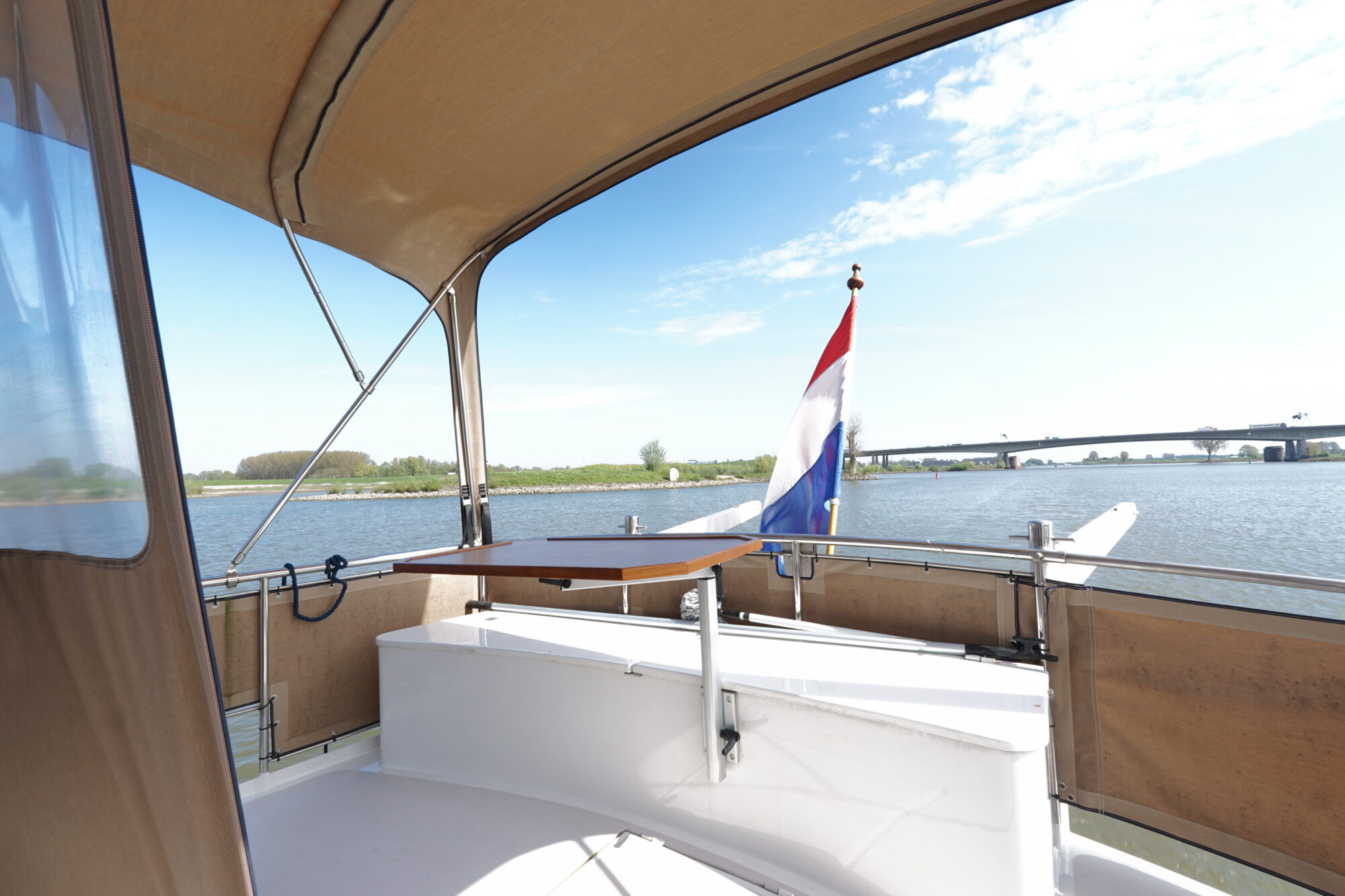 Motorboot Flevo Spiegelkotter 12.50 AK Cabrio