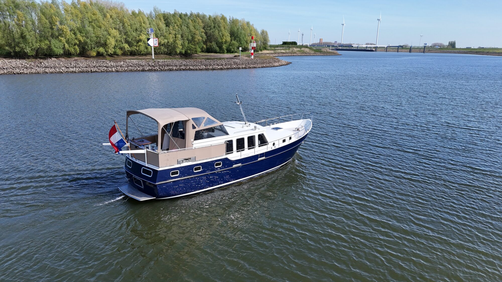 Motorboot Flevo Spiegelkotter 12.50 AK Cabrio