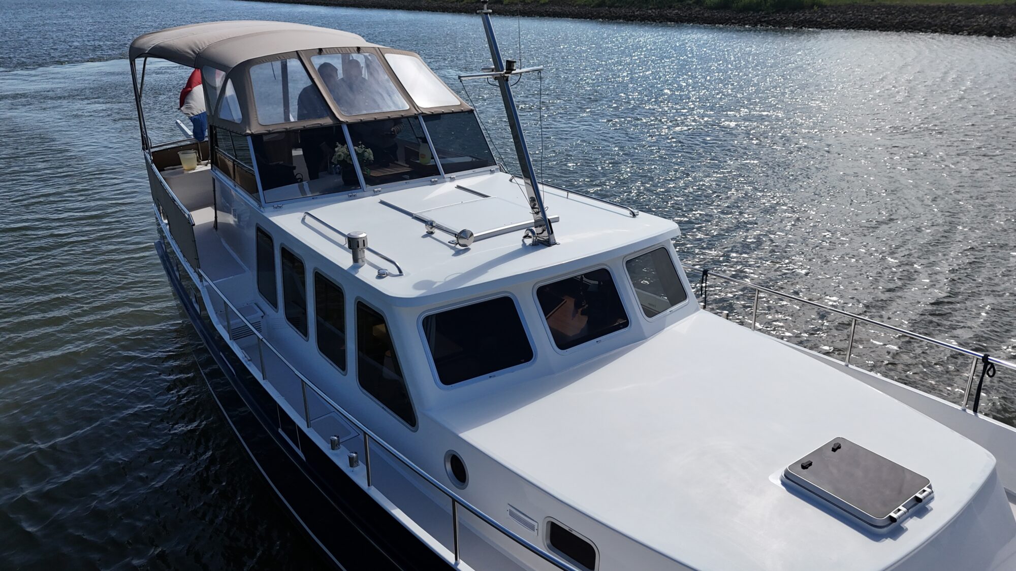 Motorboot Flevo Spiegelkotter 12.50 AK Cabrio