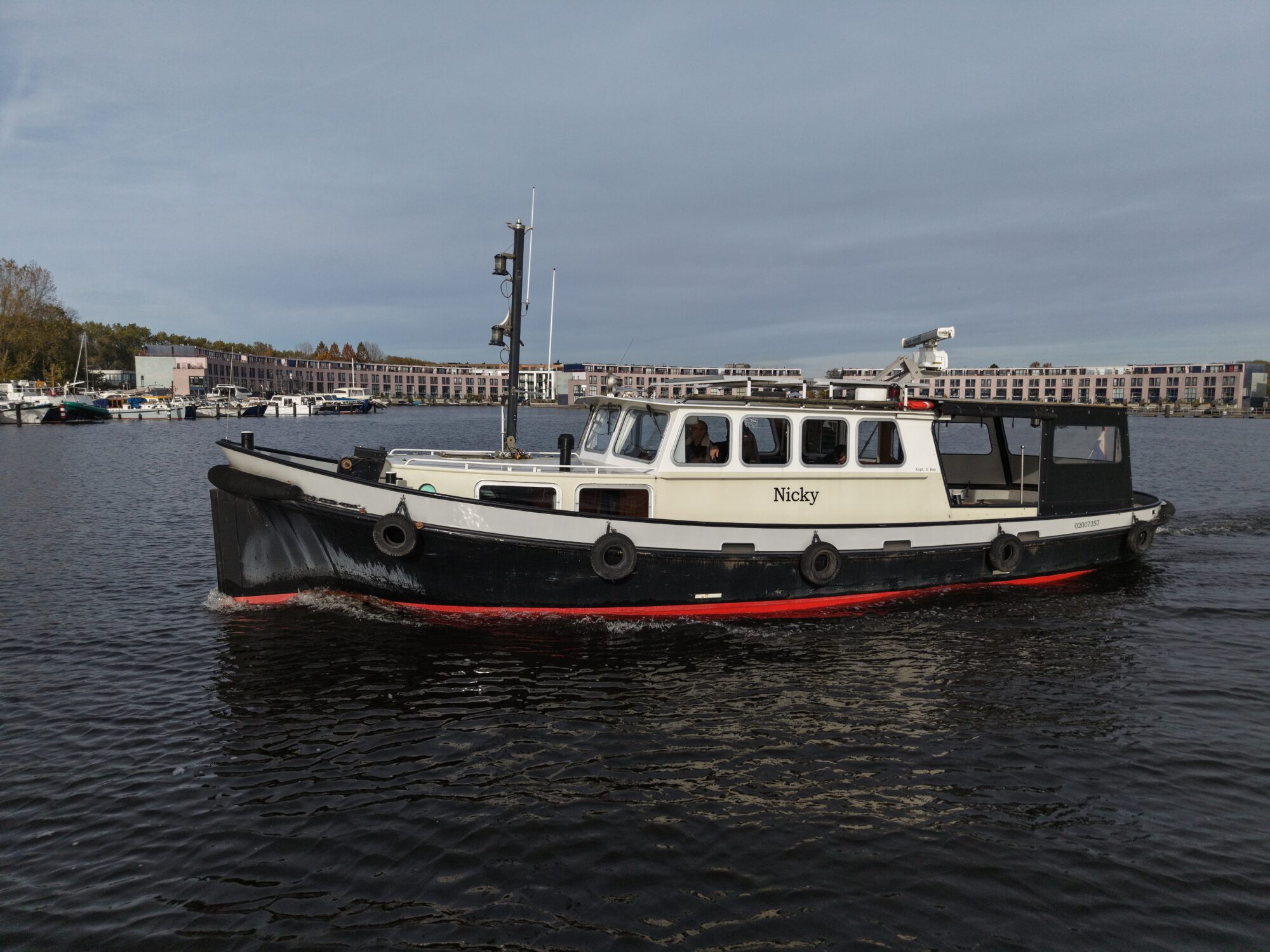 Eltink vlet 12.85 Duw-Sleepboot met SI