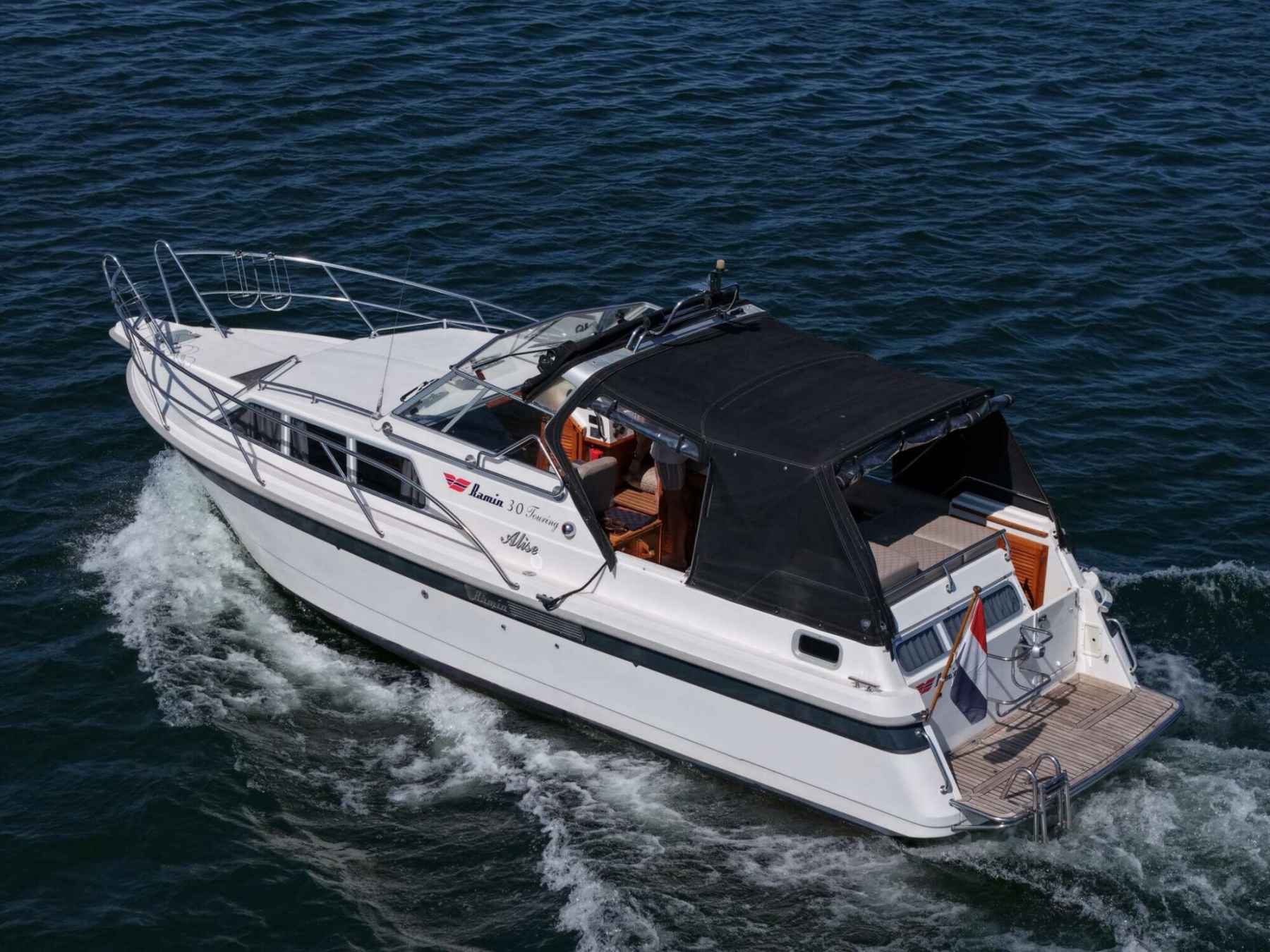 Motorboot Ramin 30 Touring Spiegeldeur