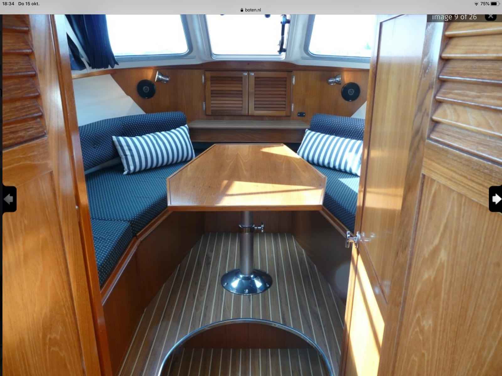 Motorboot Ramin 30 Touring Spiegeldeur
