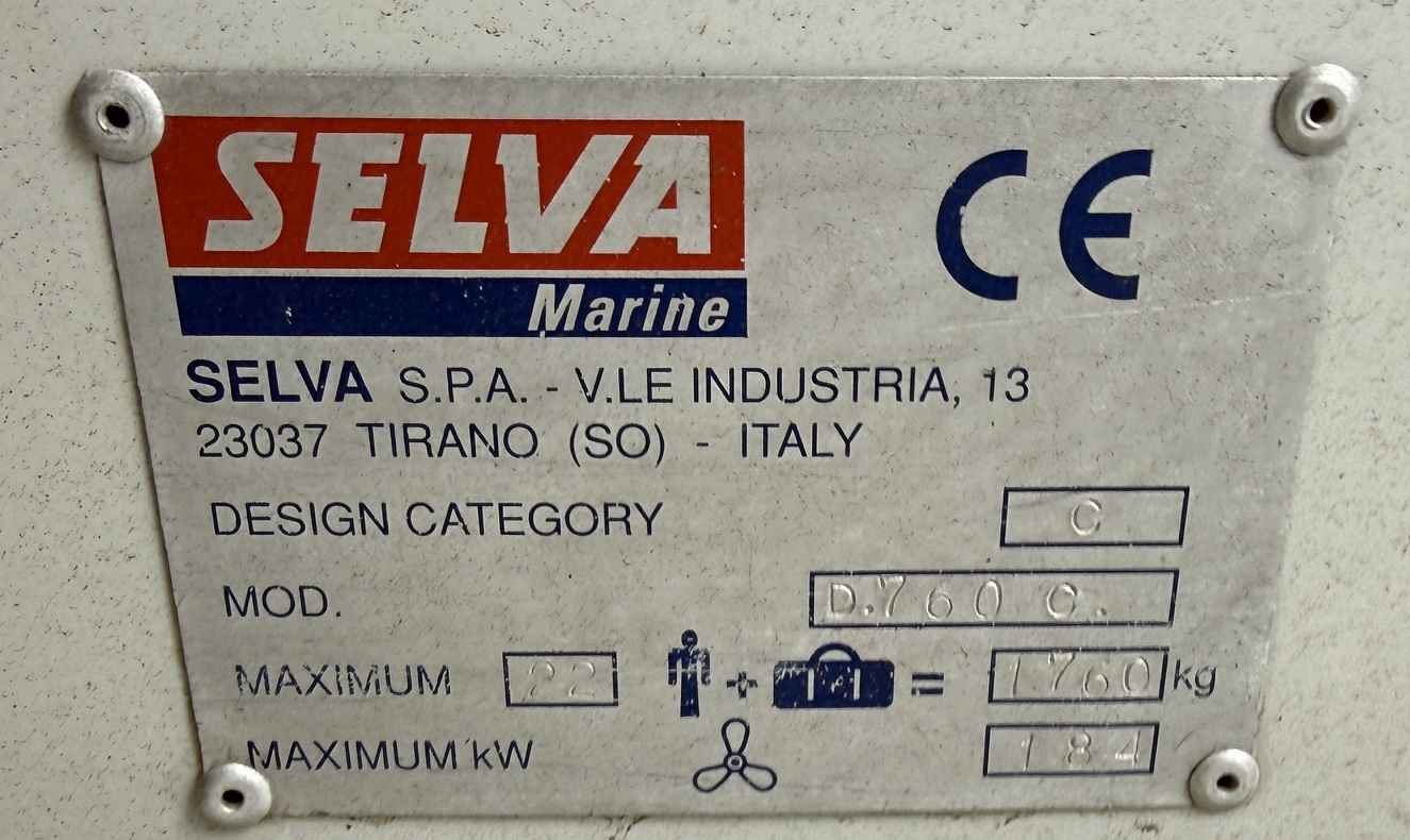Motorboot Selva D760C RIB