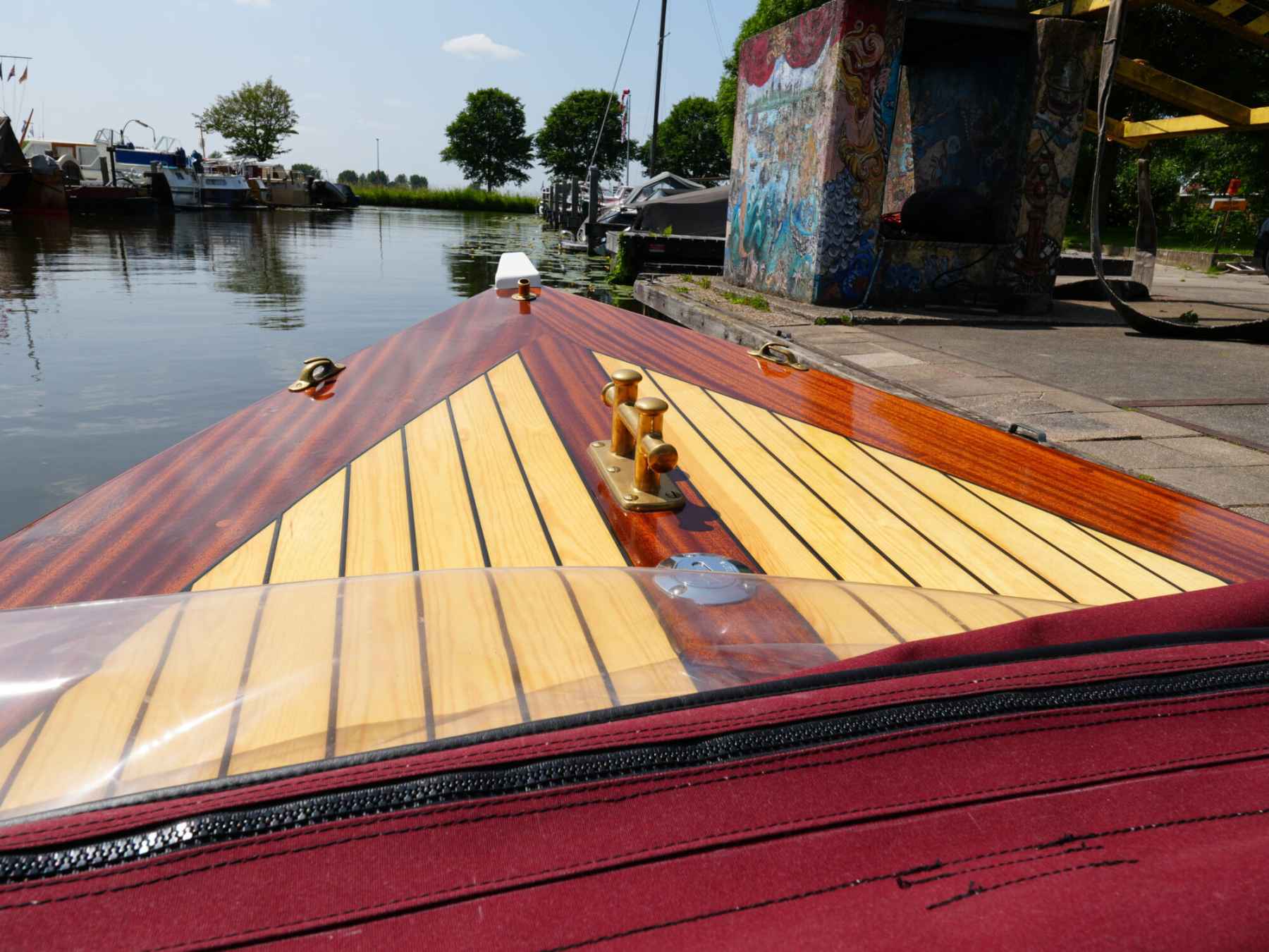 Motorboot Kapitein Klassieke Mahoniehouten Sloep 6.20