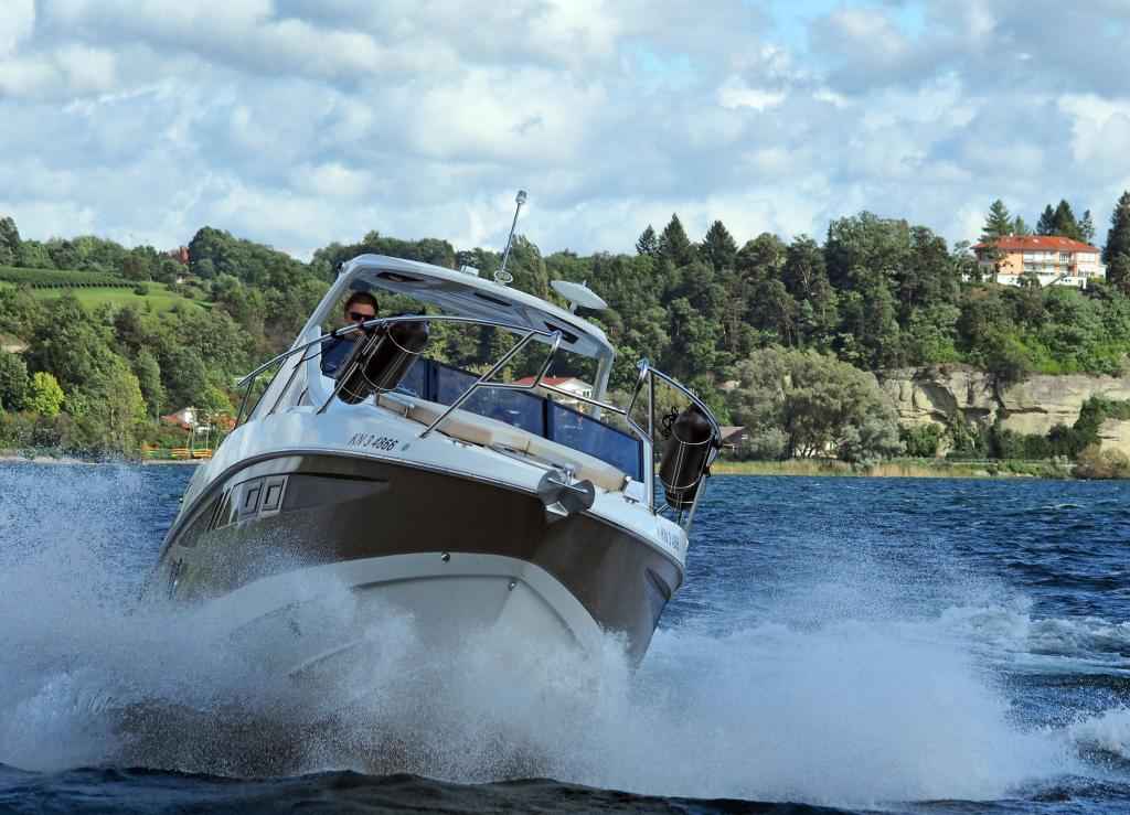 Motorboot Cobrey 28 SC mit Bodenseezulassung