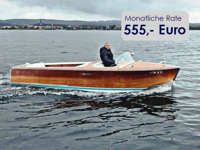 Motorboot Riva Florida mit Bodenseezulassung