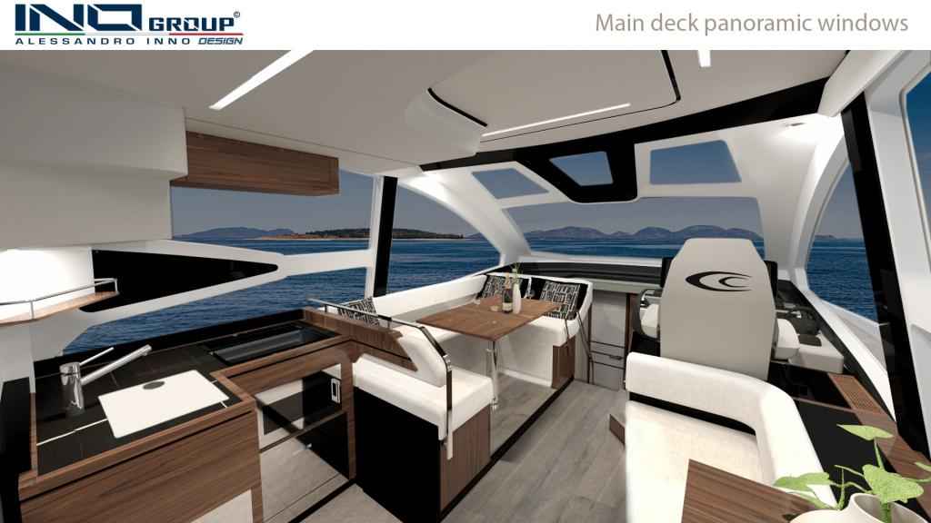 Motorboot Cobrey 42 FLY mit Bodenseezulassung