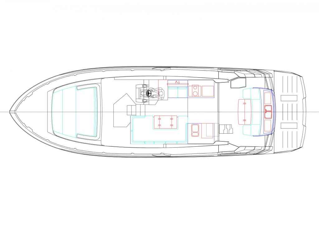 Motorboot Cobrey 42 FLY mit Bodenseezulassung