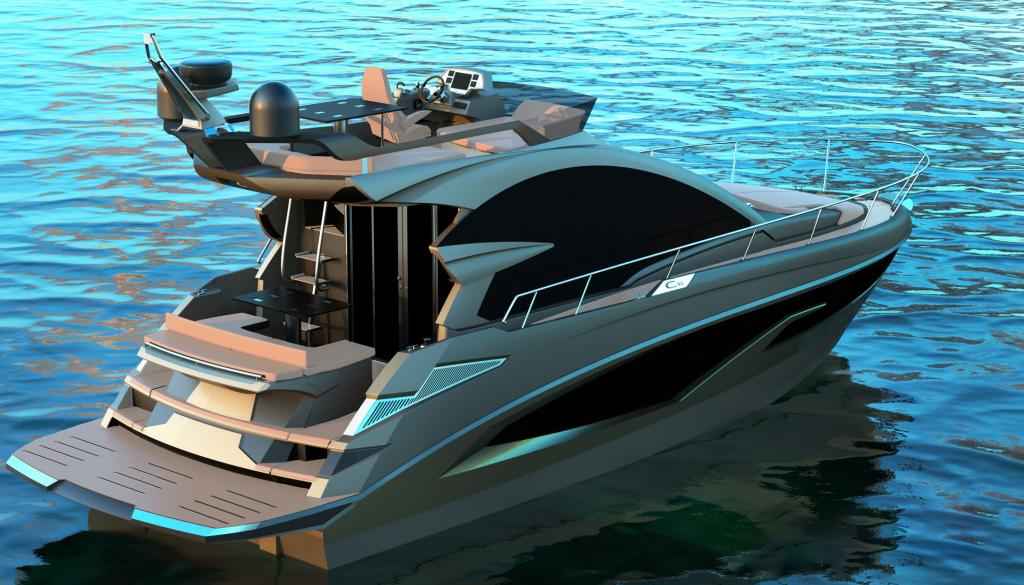 Motorboot Cobrey 42 FLY mit Bodenseezulassung