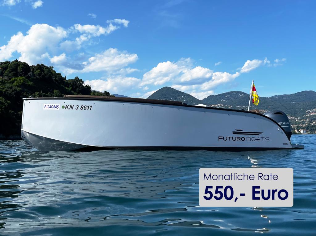 Motorboot Futuro ZX 20 mit 80 PS Yamaha, CL5 Display