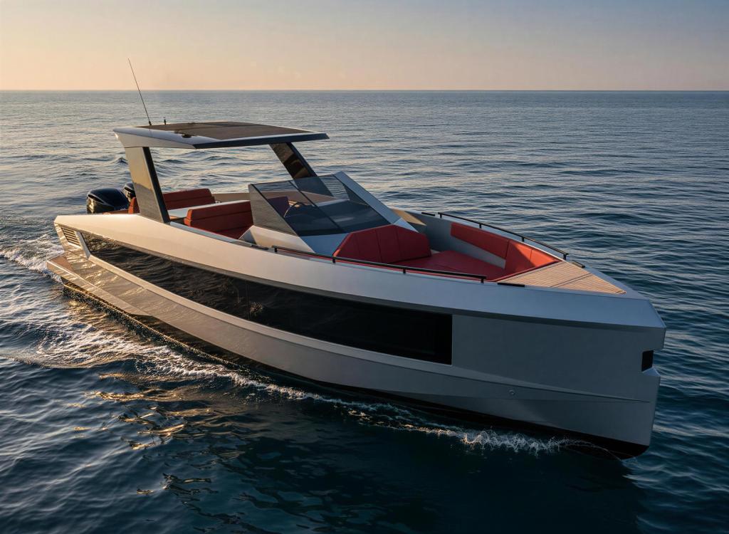 Motorboot Futuro ZX30 mit Bodenseezulassung