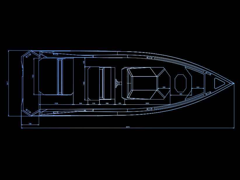 Motorboot Futuro ZX30 mit Bodenseezulassung