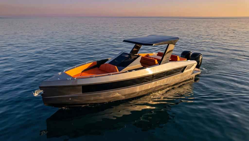Motorboot Futuro ZX30 mit Bodenseezulassung