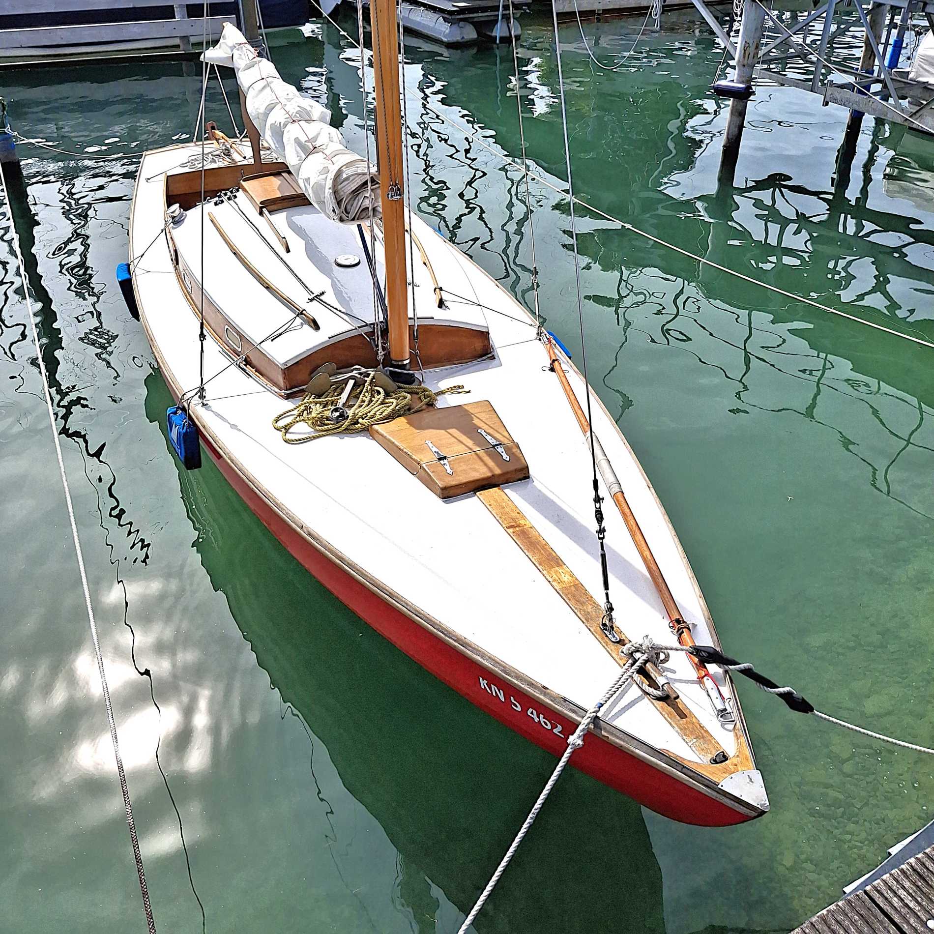Segelboot Thomas Lind, Dänemark Nordisches Folkeboot