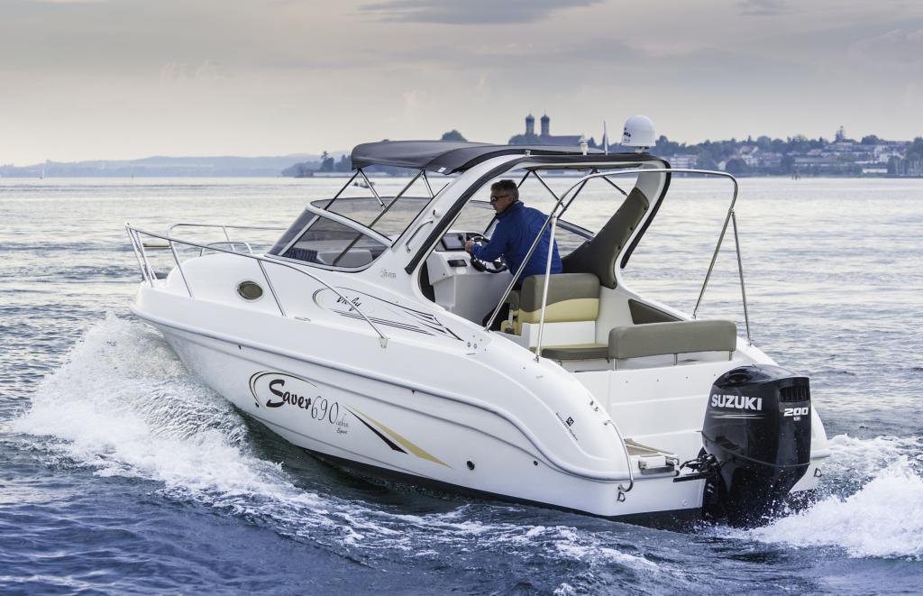 Motorboot Saver 690 Cabin inkl. Suzuki DF200APX