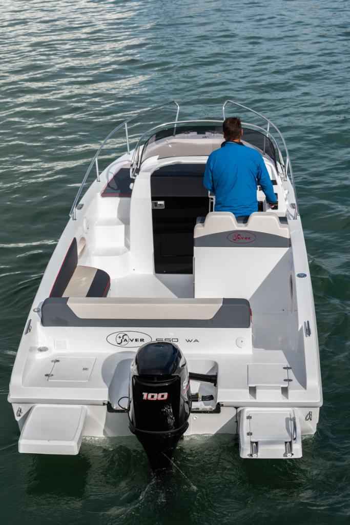 Motorboot Saver 660 WA mit Suzuki DF100CTX