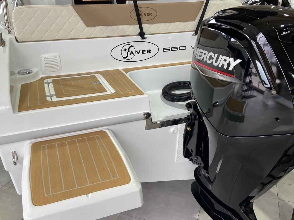 Motorboot Saver 660 WA mit Mercury F100EXLPT CT