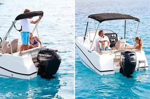 Motorboot Quicksilver Activ 505 Cabin  (Lagerboot)