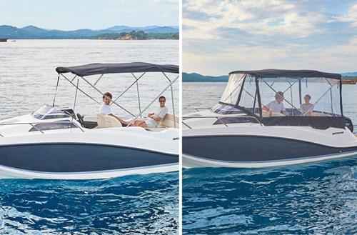Motorboot Quicksilver Activ 555 Cabin & Trailer (auf Lager)