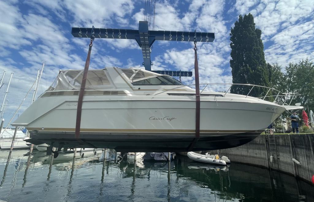 Motorboot Chris Craft 360 Express, LP Breisach a. Rhein