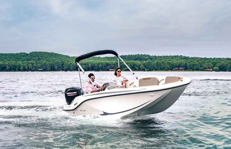 Motorboot Quicksilver Activ 475 aXess & Trailer (RESERVIERT)