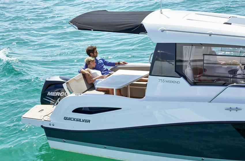 Motorboot Quicksilver Activ 805 Weekend, bis 250PS (NEU auf Bestellung)