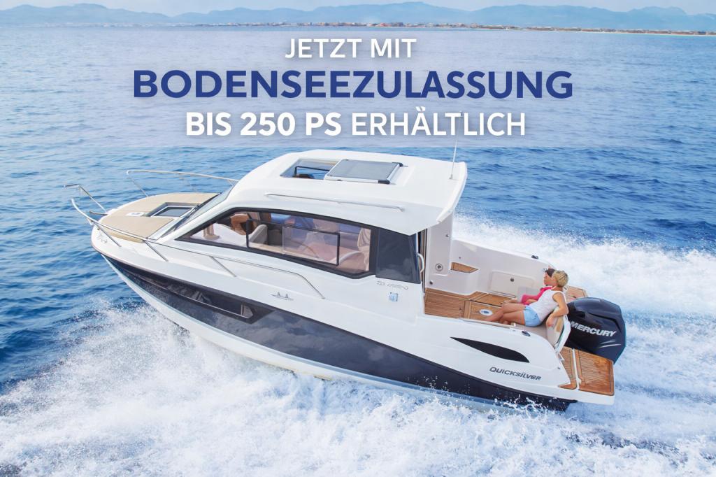 Motorboot Quicksilver Activ 805 Weekend, bis 250PS (NEU auf Bestellung)