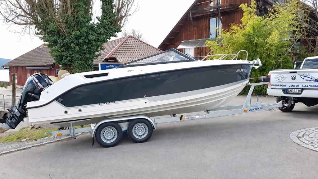 Motorboot Quicksilver Activ 675 Cruiser inkl. Trailer & Bodenseezul. (1. Hand)