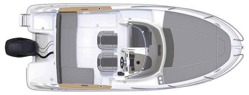 Motorboot Jeanneau Cap Camarat 6.5 WA