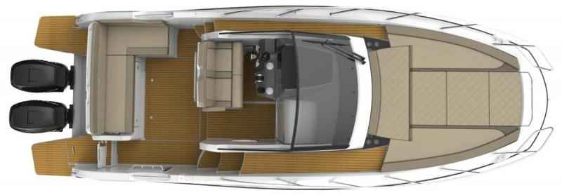 Motorboot Quicksilver Aktiv 875 Sundeck
