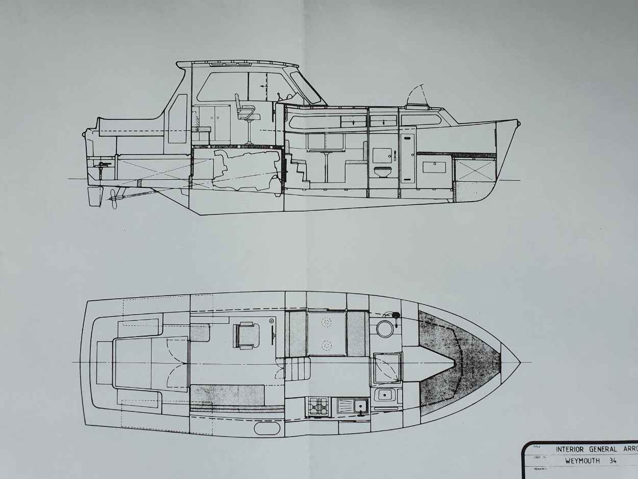 Motorboot Nelson Weymouth 34