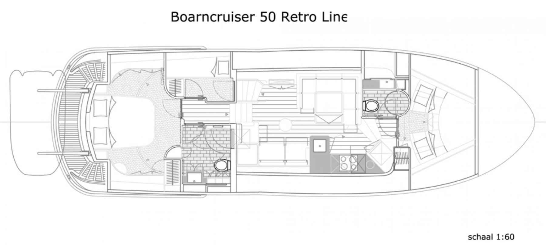 Motorboot Boarncruiser 50 Retro Line