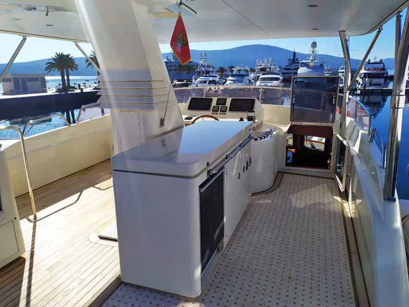 Motorboot de Alm Delfino 72