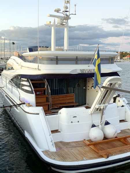 Motorboot Fairline Squadron 58 Fly