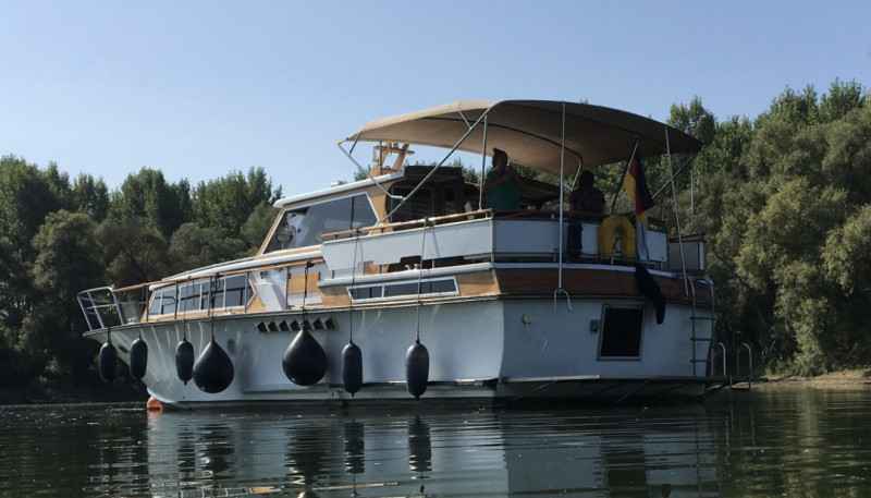 Motorboot Buetzfleth 1973
