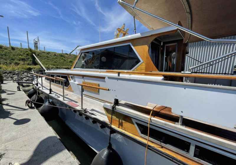 Motorboot Buetzfleth 1973