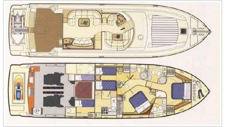 Motorboot Ferretti 620 Fly