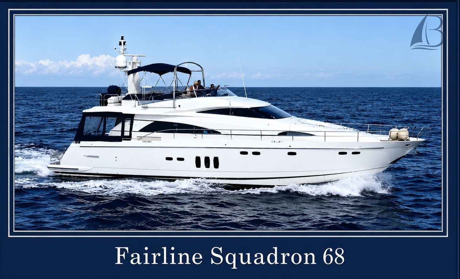 Motorboot Fairline Squadron 68