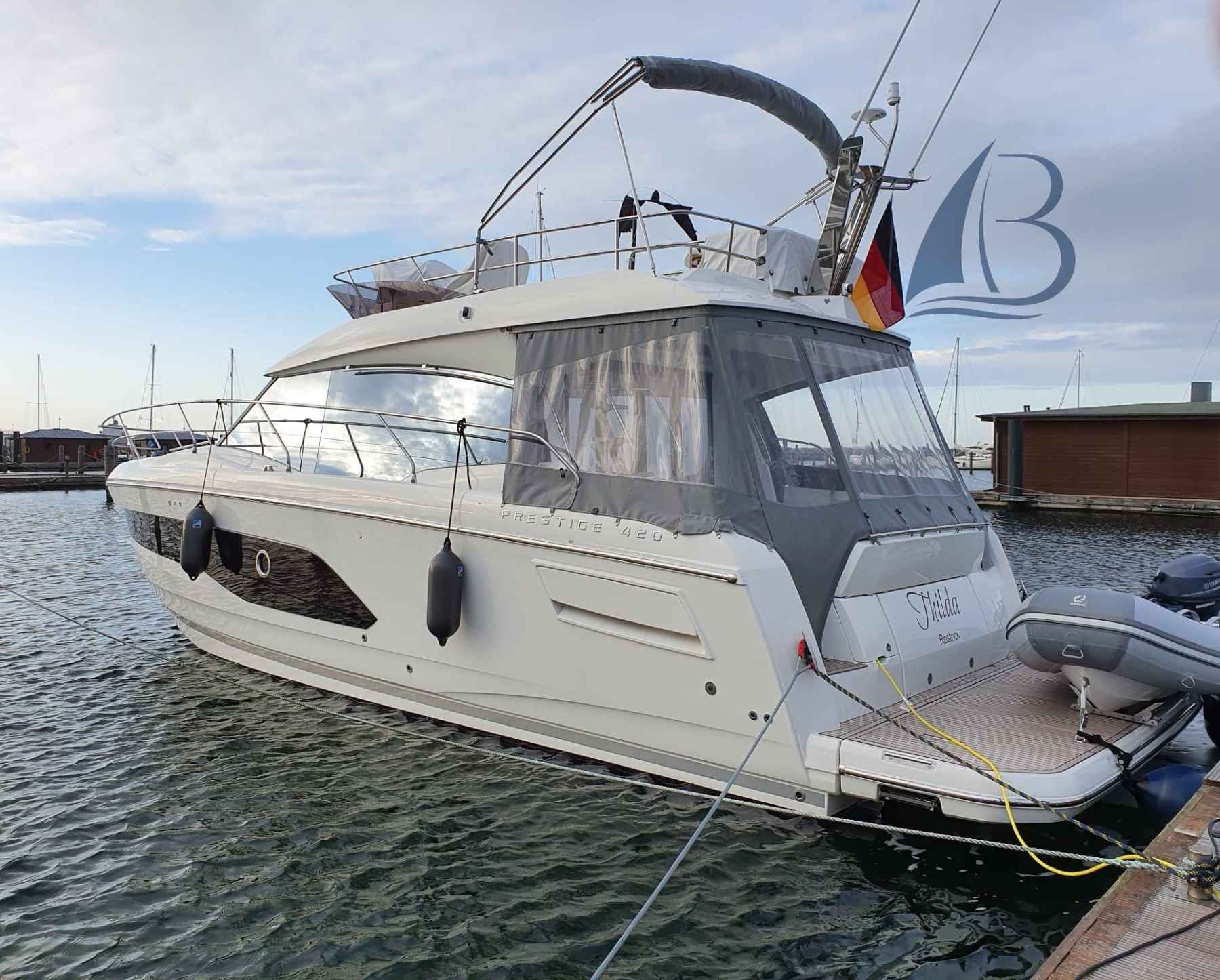 Motorboot Jeanneau Prestige 420 Fly