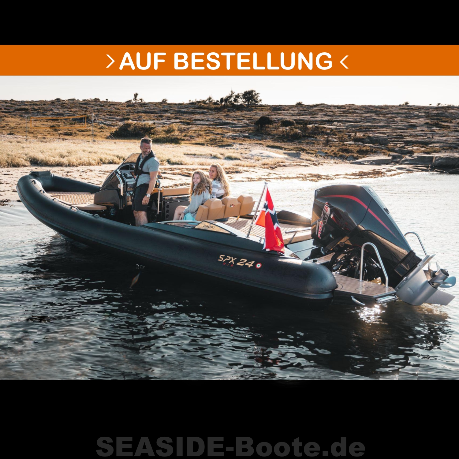 Motorboot SeaSide SPX RIB 24 Sport mit Sonderausstattung