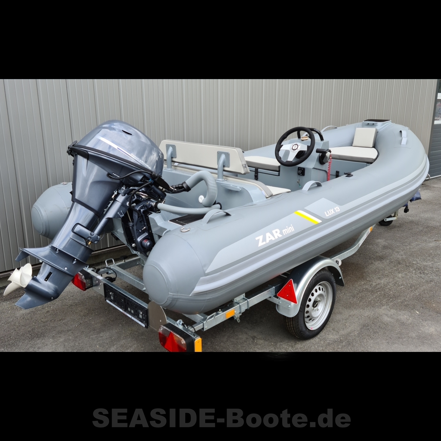 Motorboot ZAR Mini Lux 13 GREYLINE
