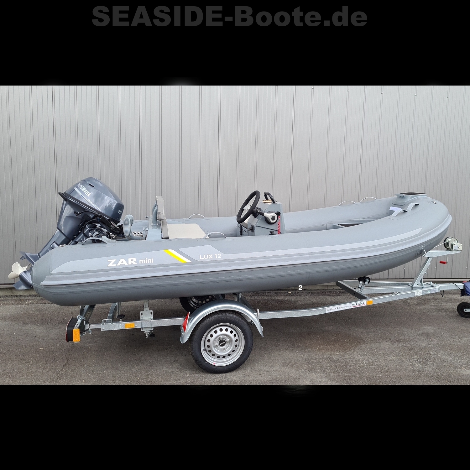 Motorboot ZAR Mini LUX12 GREYLINE