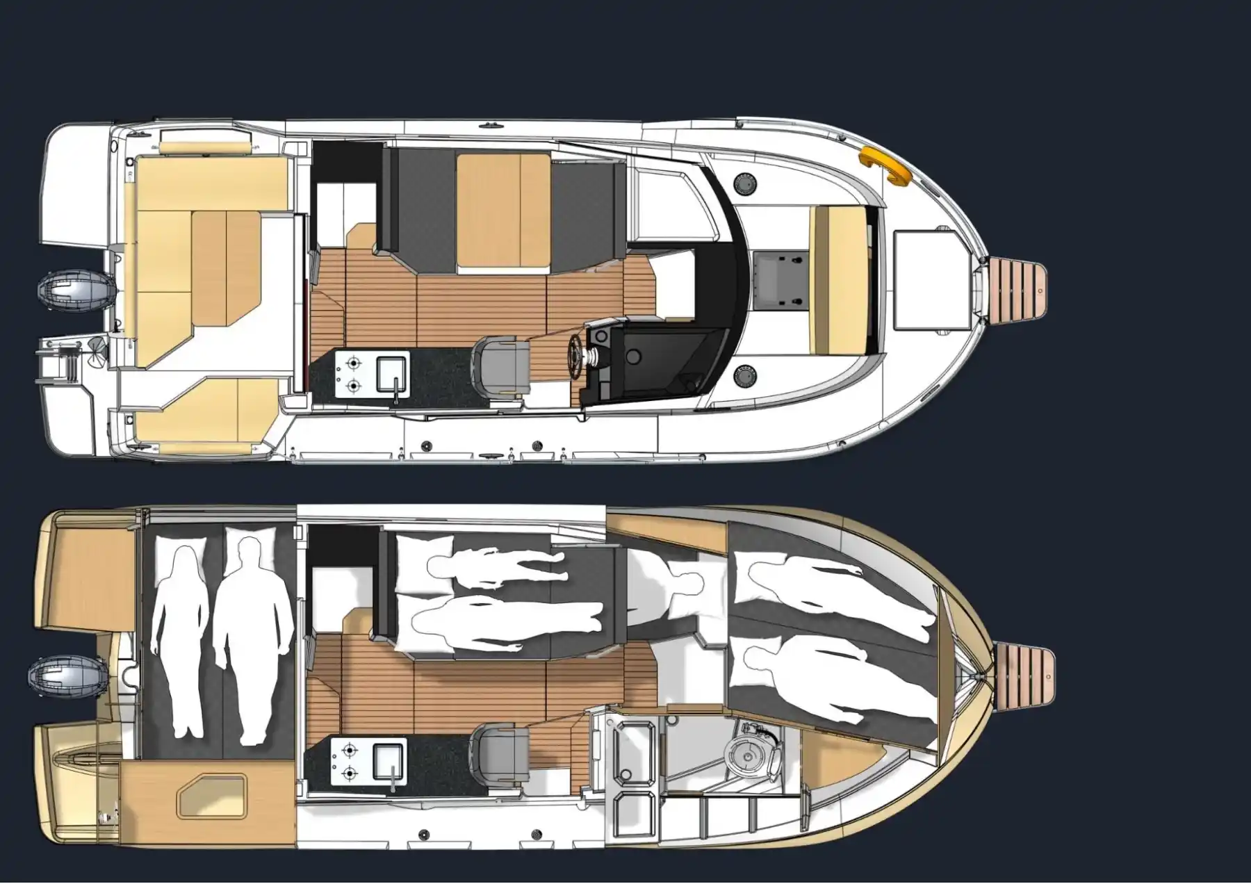Motorboot IMPOL Yacht & Bootshandel SunCamper 29