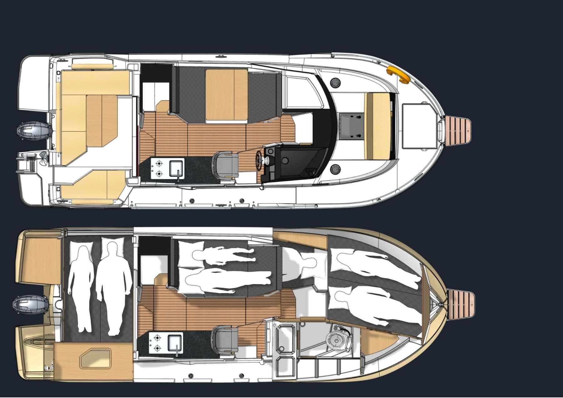 Motorboot IMPOL Yacht & Bootshandel SunCamper 29